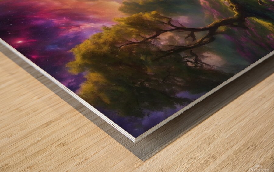  rainbow  Wood print