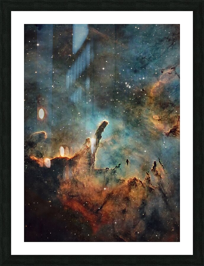 NGC6823 C Picture Frame print