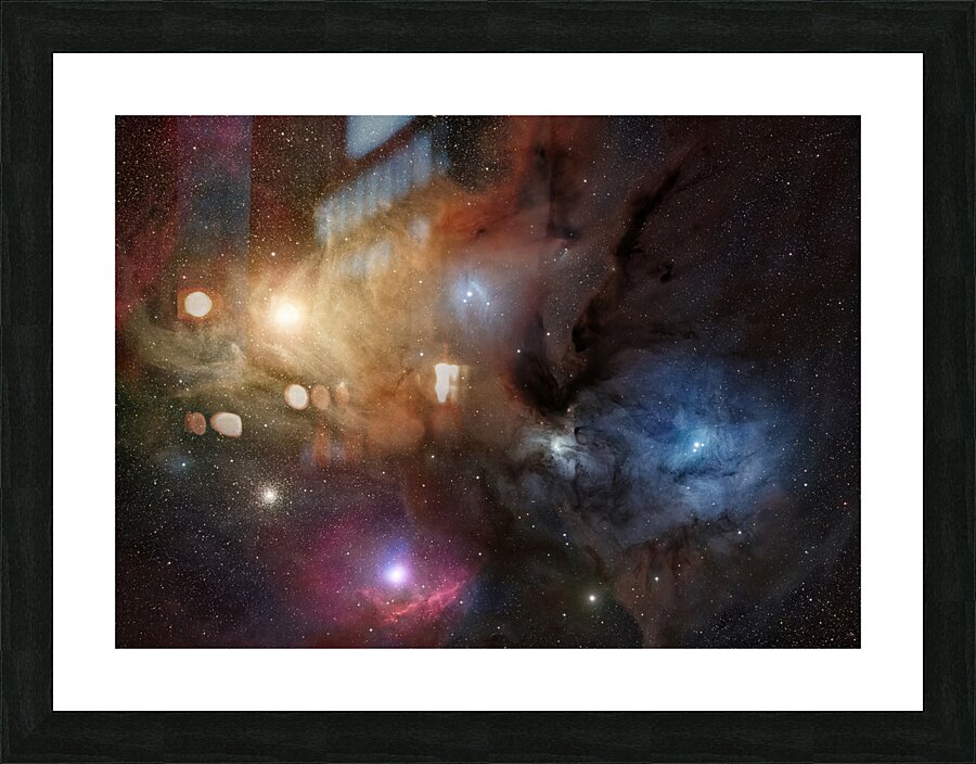 Rho Ophiuchi Picture Frame print