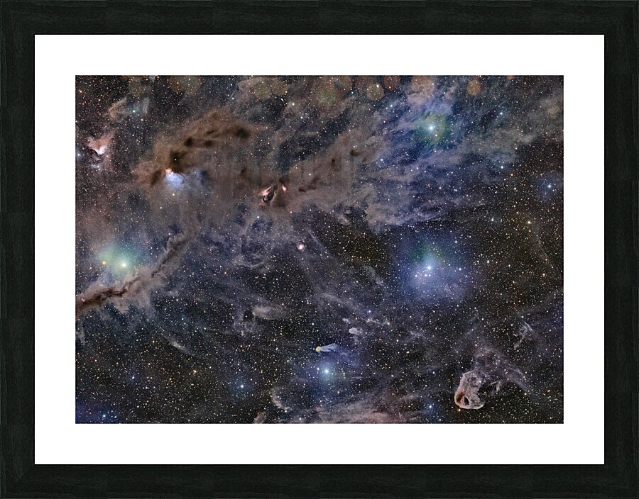 IC 359 Region Picture Frame print