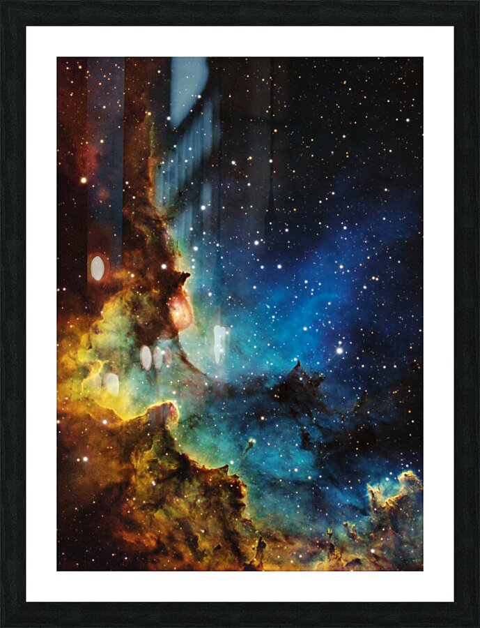 Wizard Nebula Picture Frame print