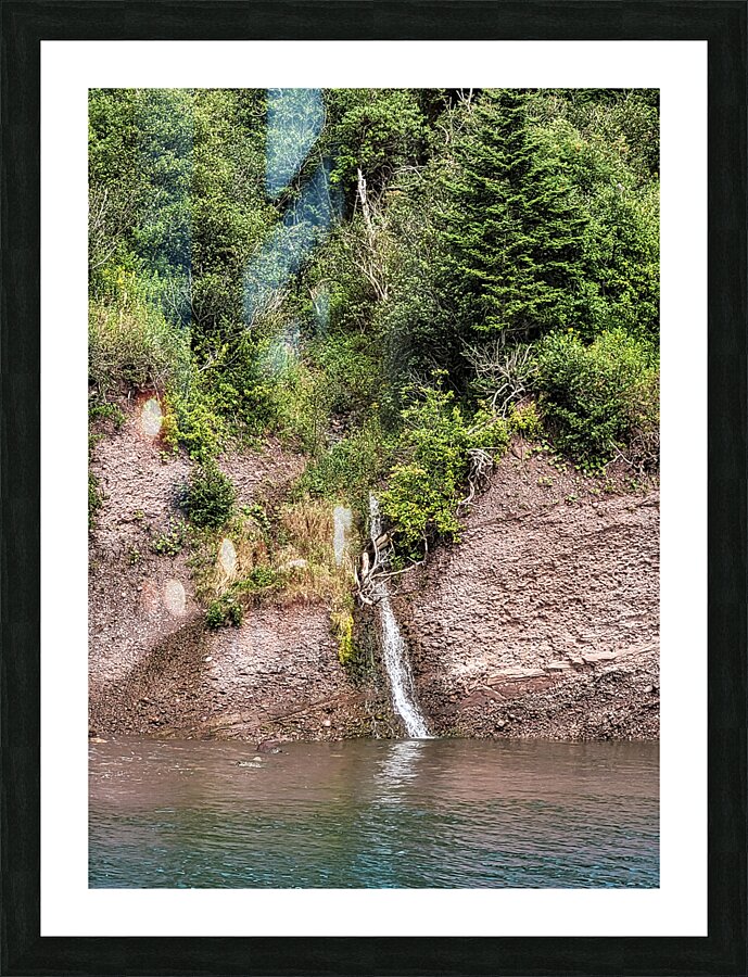 Waterfall Picture Frame print