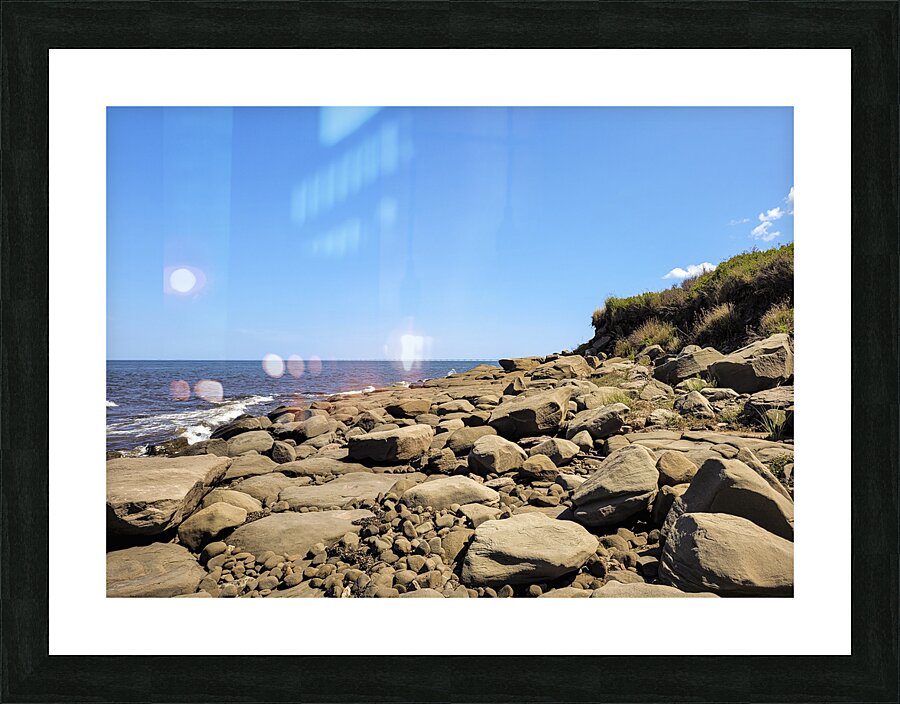 Rocky Beach Picture Frame print