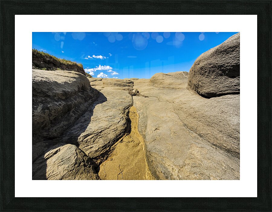 Rock formation Picture Frame print