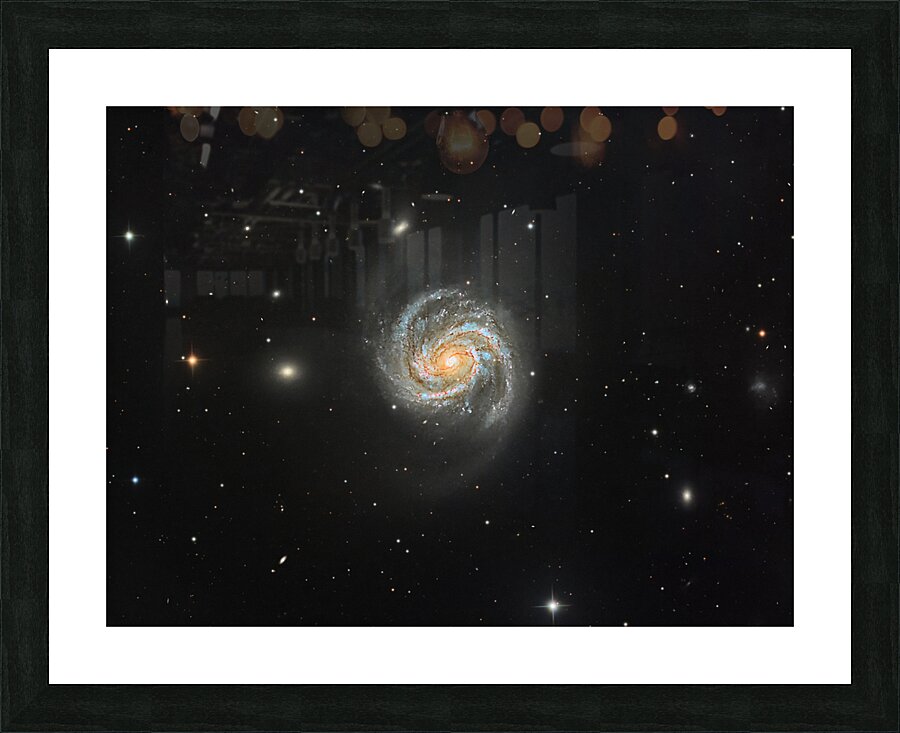 Messier 100 Picture Frame print