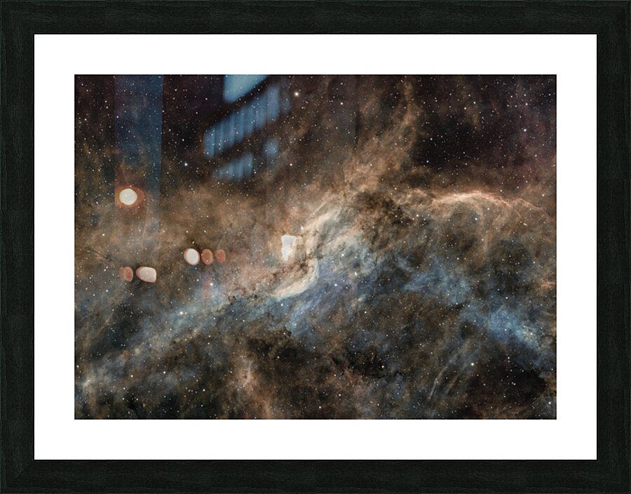 Propeller Nebula Picture Frame print