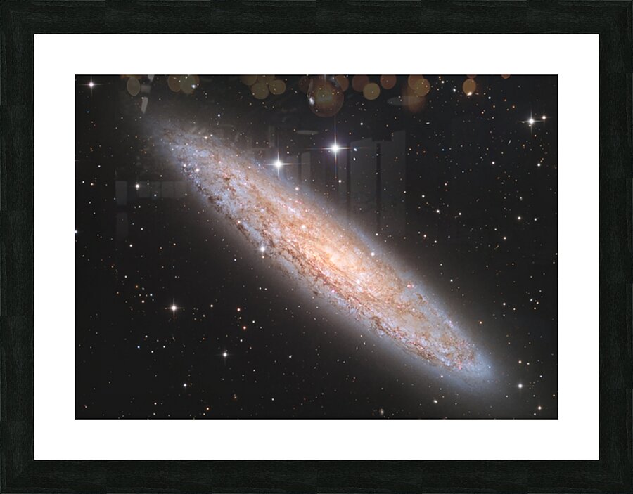 Sculptor Galaxy Picture Frame print