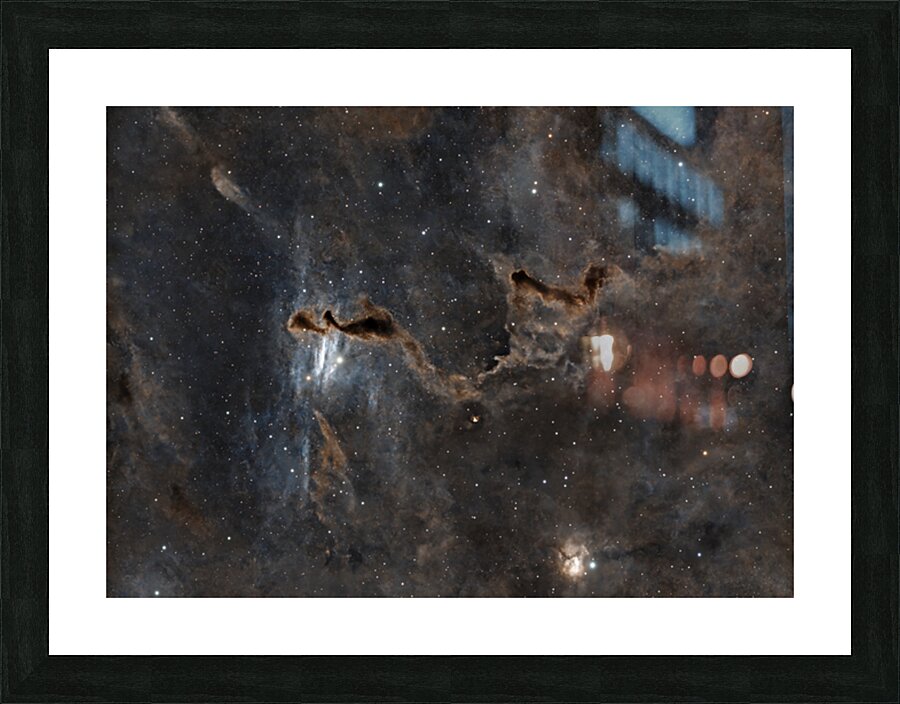 Helping Hand Nebula Picture Frame print