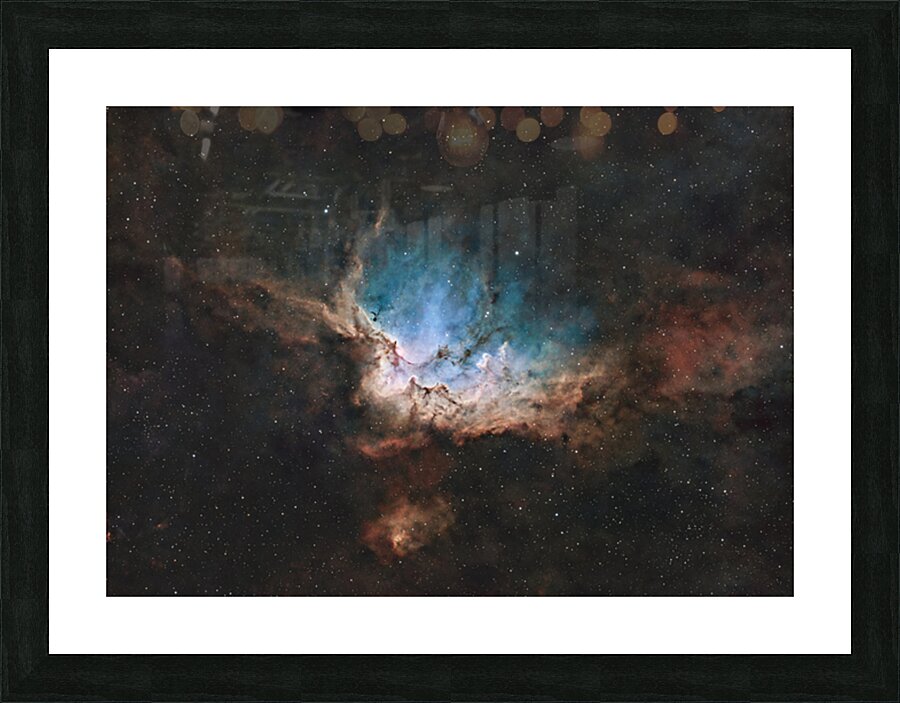 Wizard Nebula Picture Frame print