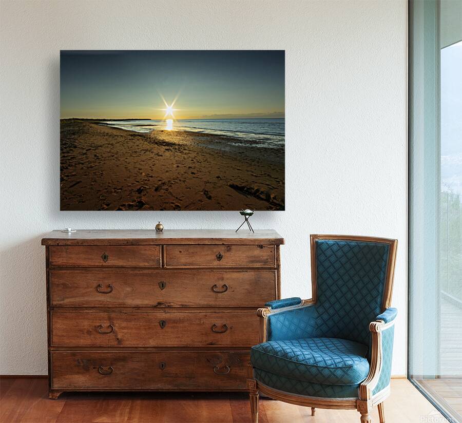 Murray Beach Sunset Reflection Reproduction