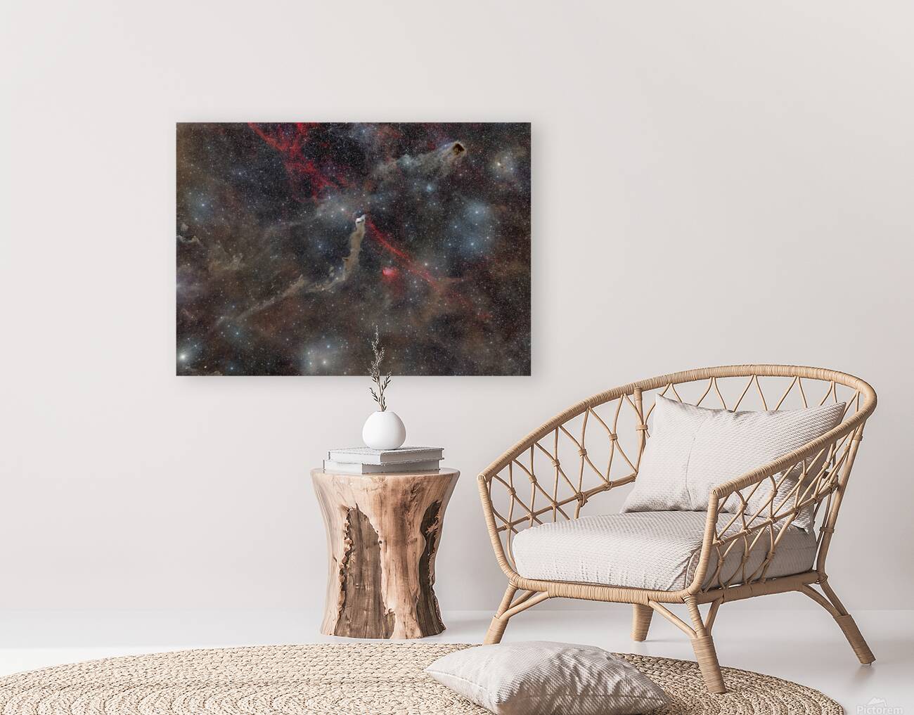 Wolf Cave Nebula Reproduction