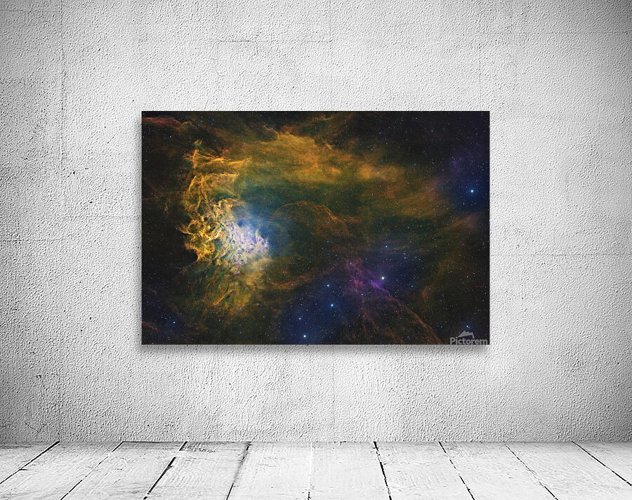 Flaming Star Nebula Wall Preview