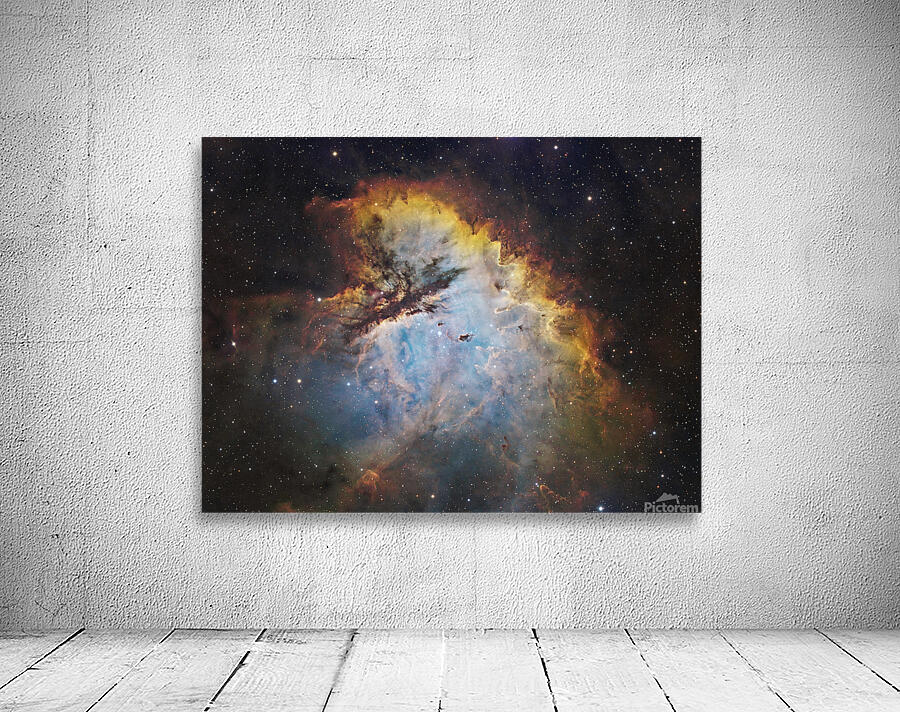 Pacman Nebula Wall Preview