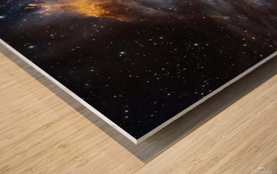 Southern Tadpole Nebula Wood print