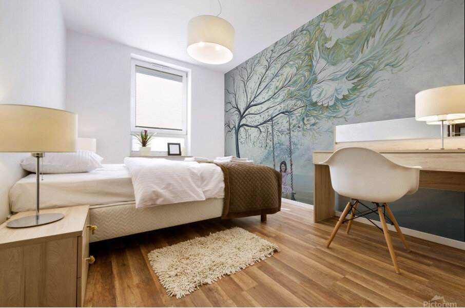Au gre du vent Mural print