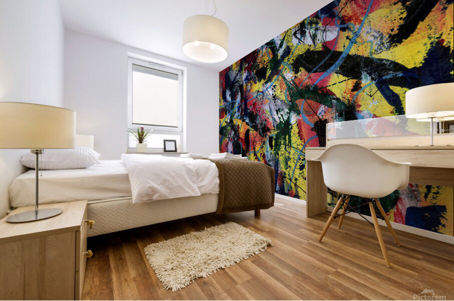 YELLOW & HIGH Mural print
