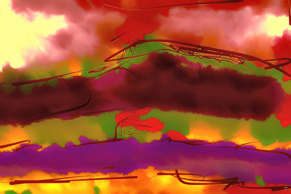 Abstract line art the 21st version 3 horizontal Digital Download