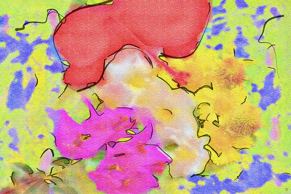 Abstract line art the 6th horizontal Digital Download