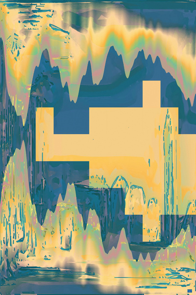 Blue angel art abstract design 111 Digital Download