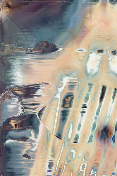 Blue angel art abstract design 114 Digital Download