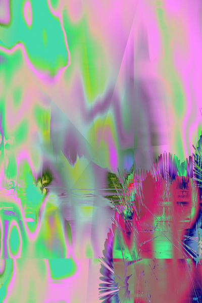 Blue angel art abstract design 131 Digital Download