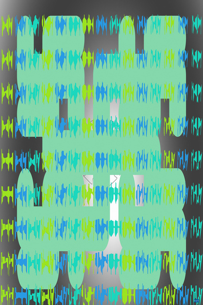 Blue angel art abstract design 140 Digital Download