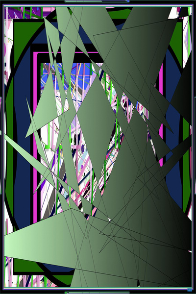 Blue angel art abstract design 16 Digital Download