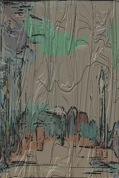 Blue angel art abstract design 21 Digital Download