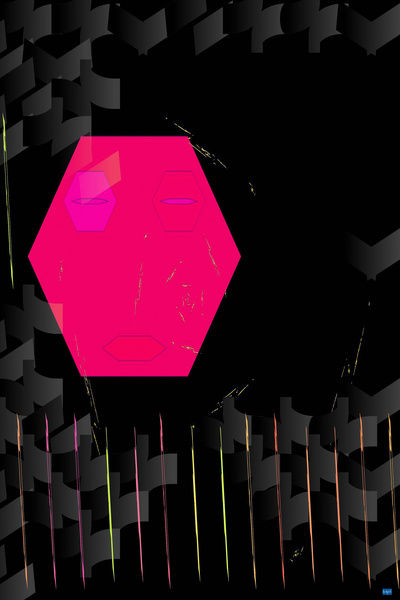 Blue angel art abstract design 22 Digital Download