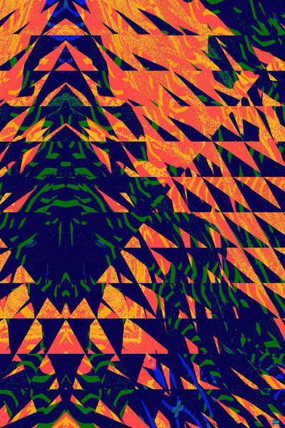 Blue angel art abstract design 27 Digital Download