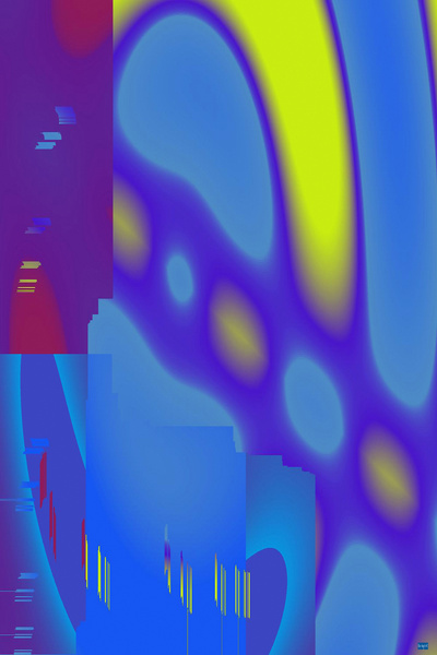 Blue angel art abstract design 43 Téléchargement Numérique