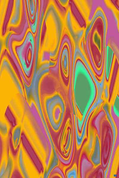 Blue angel art abstract design 76 Digital Download