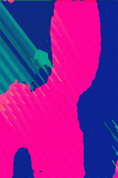 Blue angel art abstract design 83 Digital Download