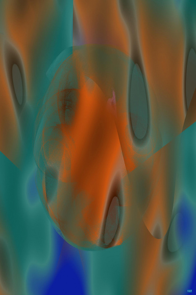 Blue angel art abstract design 84 Digital Download