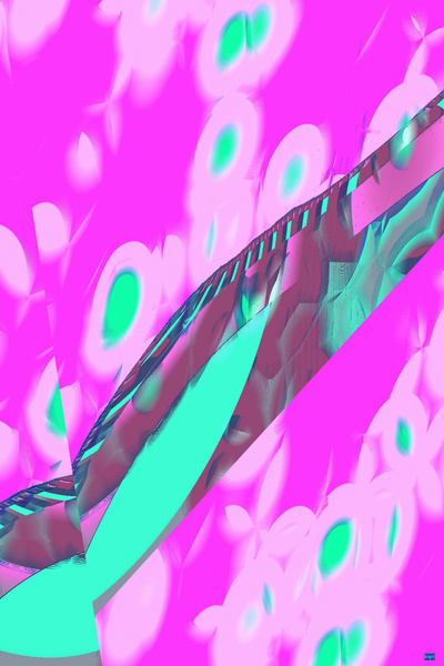 Blue angel art abstract design 87 Digital Download