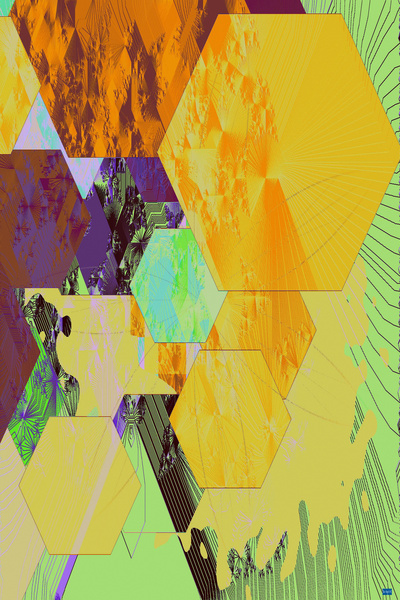 Blue angel art abstract design 88 Digital Download