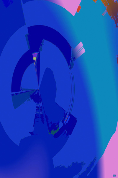 Blue angel art abstract design 9 Digital Download