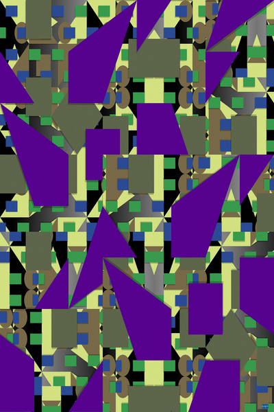 Blue angel art abstract design 99 Digital Download