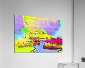 Abstract line art the 11th horizontal Acrylic Print