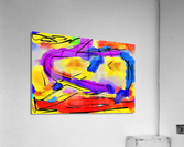 Abstract line art the 5th horizontal Acrylic Print