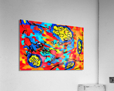 Abstract line art  the 16th horizontal Acrylic Print