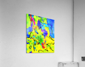 Abstract line art the 9th vertical Acrylic Print