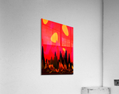 Blue angel art abstract design 123 Acrylic Print