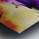 Abstract line art the 21st version 1 horizontal Metal print