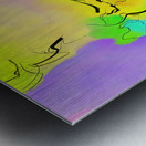 Abstract line art the 11th horizontal Metal print