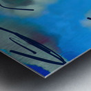 Abstract line art 20th version 2 horizontal Metal print