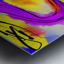 Abstract line art the 5th horizontal Metal print