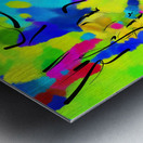 Abstract line art the 9th vertical Metal print