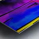 Abstract line art the 21st  version 1 vertical Metal print