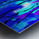 Abstract line art the 17th vertical Metal print